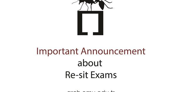 Re-sit Exams