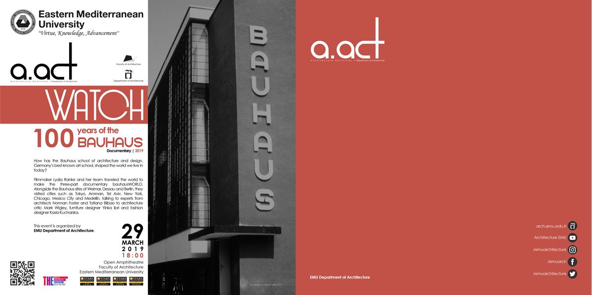 WATCH - 100 Years of The Bauhaus