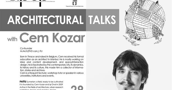 a.pop | Architectural Talks with Cem Kozar