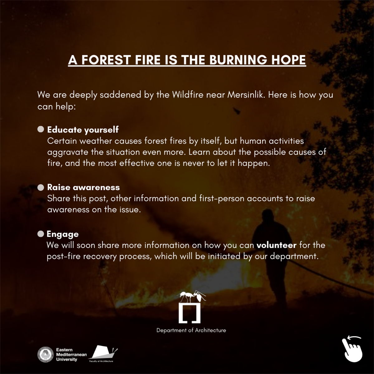 A Forest Fire in Burning Hope 