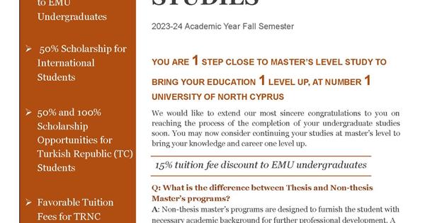 Graduate Programs Registration