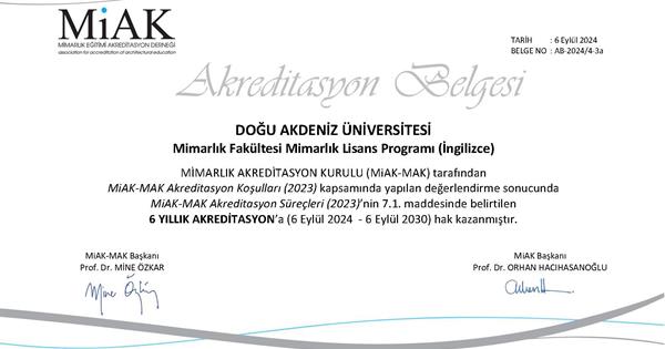 MIAK-MAK Accreditation Announcement